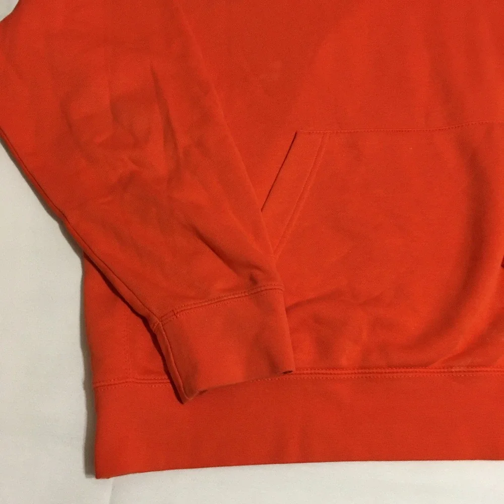 Nike Sportswear Club Fleece Pullover Hoodie Mens XL Orange Sweatshirt